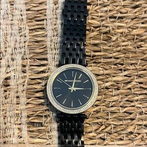 Michael Kors Black and Gold Watch